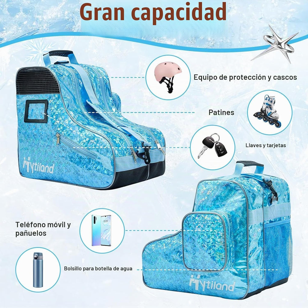 Hytiland Roller Skate Bag for Inline Skates Ice Skates and Figure S...