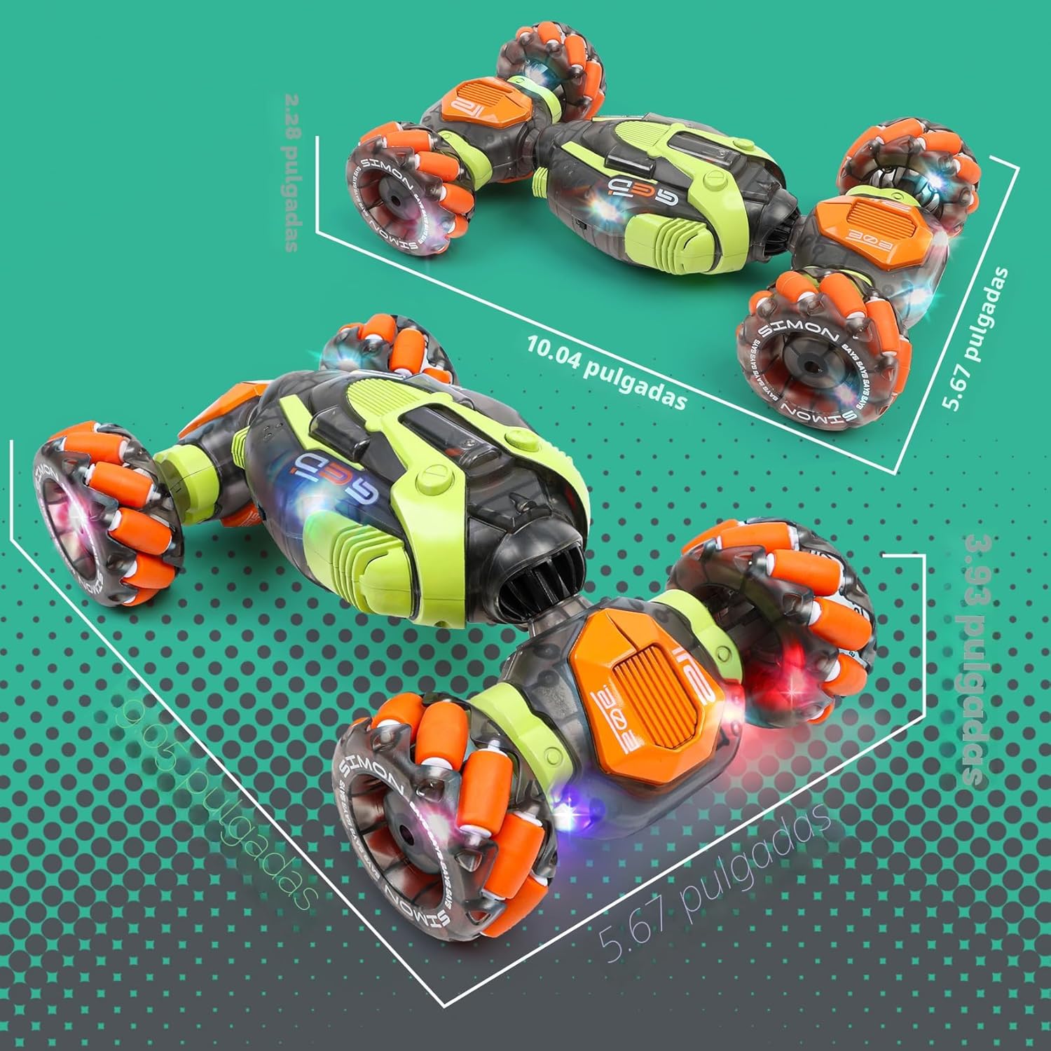 FUNiOi Coche de acrobacias RC con detección de gestos \u2013 Juguet...