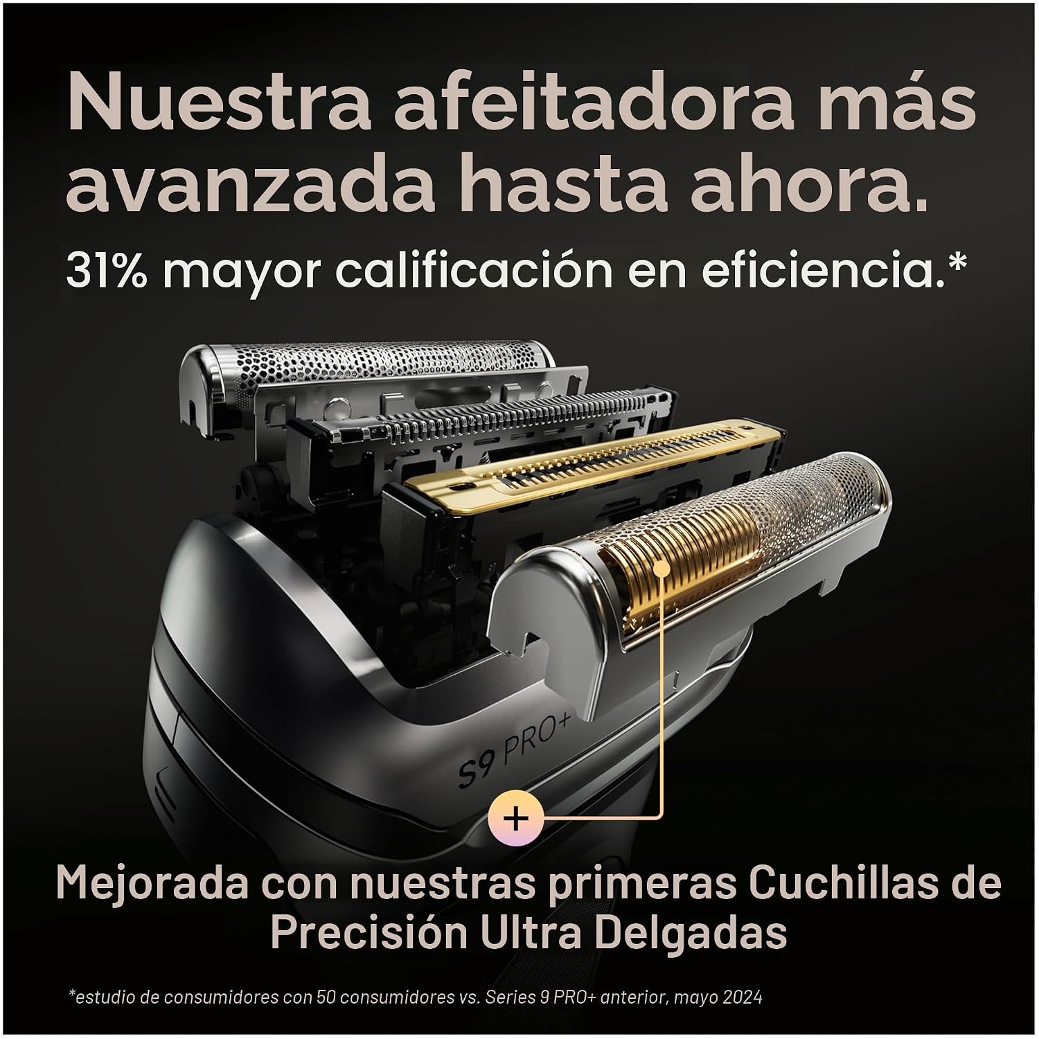 Pieza de repuesto para máquinas de afeitar Braun, parte 92S plata,...