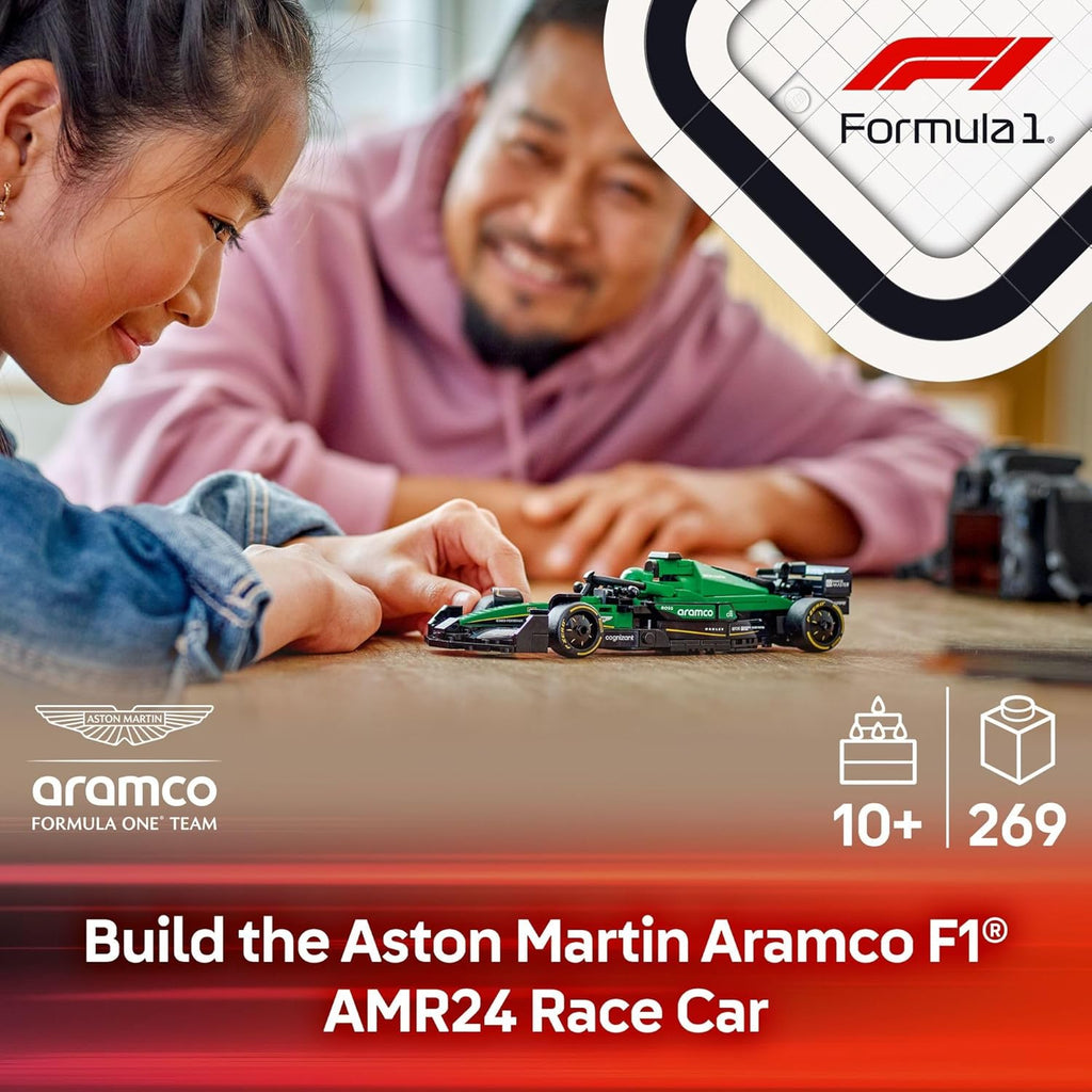 LEGO Speed Champions Aston Martin Aramco F1 AMR24 - Juego de constr...