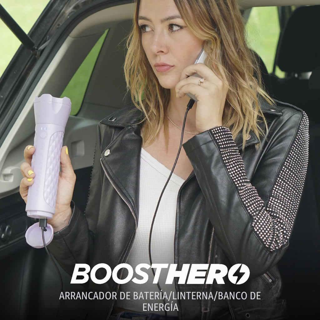 BoostHero - Arrancador de batería portátil para automóvil, banco de...