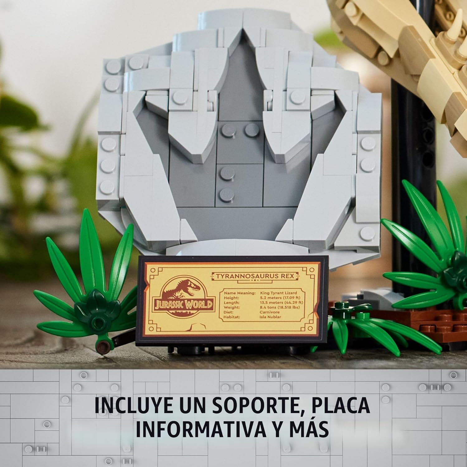 LEGO Jurassic World Fósiles de Dinosaurios: Cráneo de T Rex - Jugue...