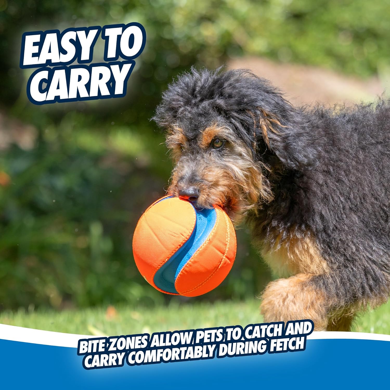 Chuckit! Kick Fetch Ball - Juguete para perros \u2013 Flota en el a...