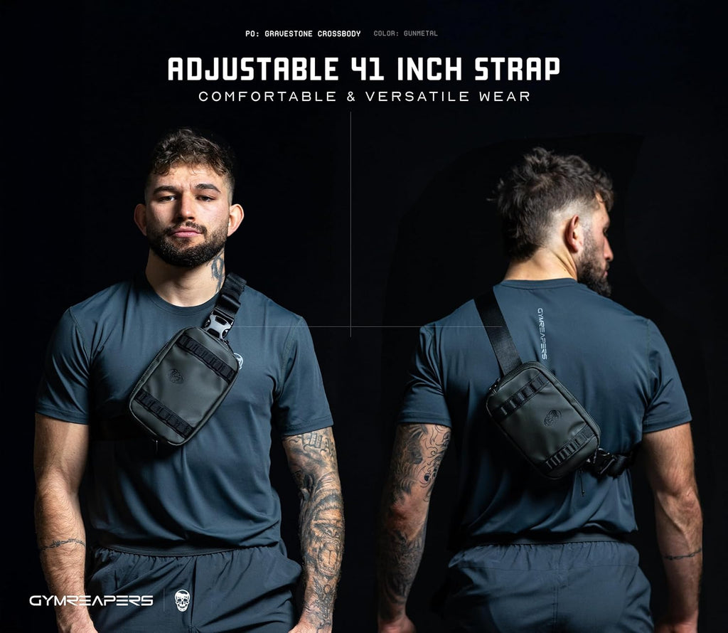 Bolsas Cruzadas Pequeñas de Viaje Gymreapers para Hombres y Mujeres...