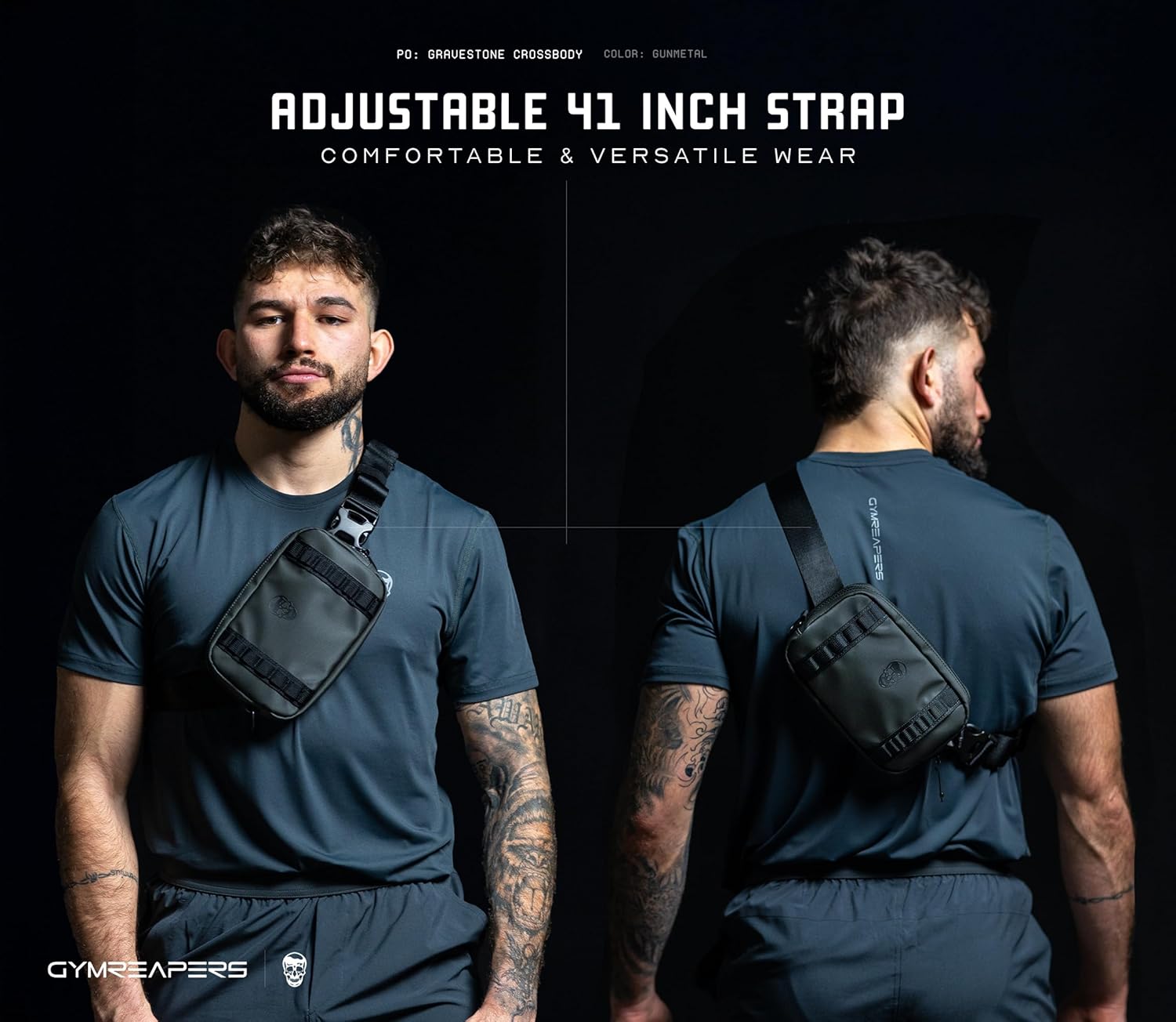 Bolsas Cruzadas Pequeñas de Viaje Gymreapers para Hombres y Mujeres...