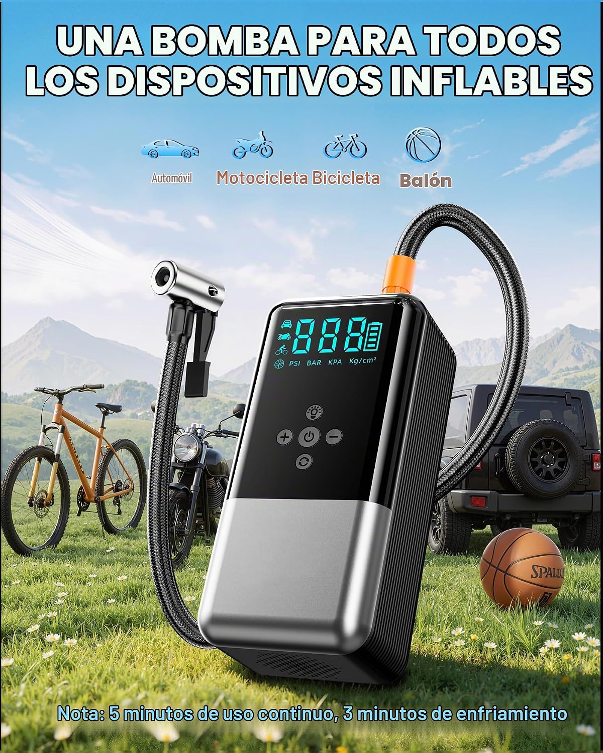 Arrancador de salto con compresor de aire 8000A 160PSI batería de a...