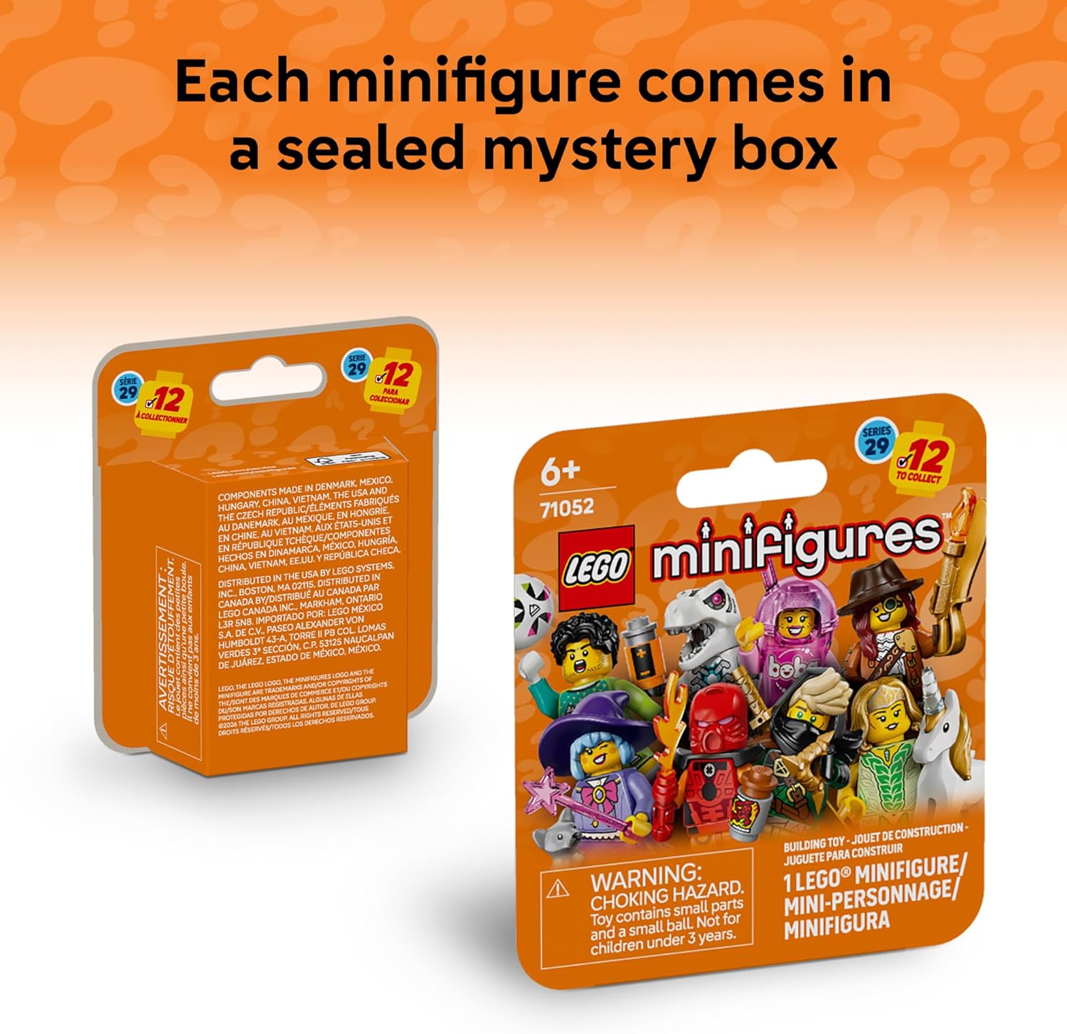 LEGO Minifigures Series 29 - Paquete de 6 cajas misteriosas - Regal...