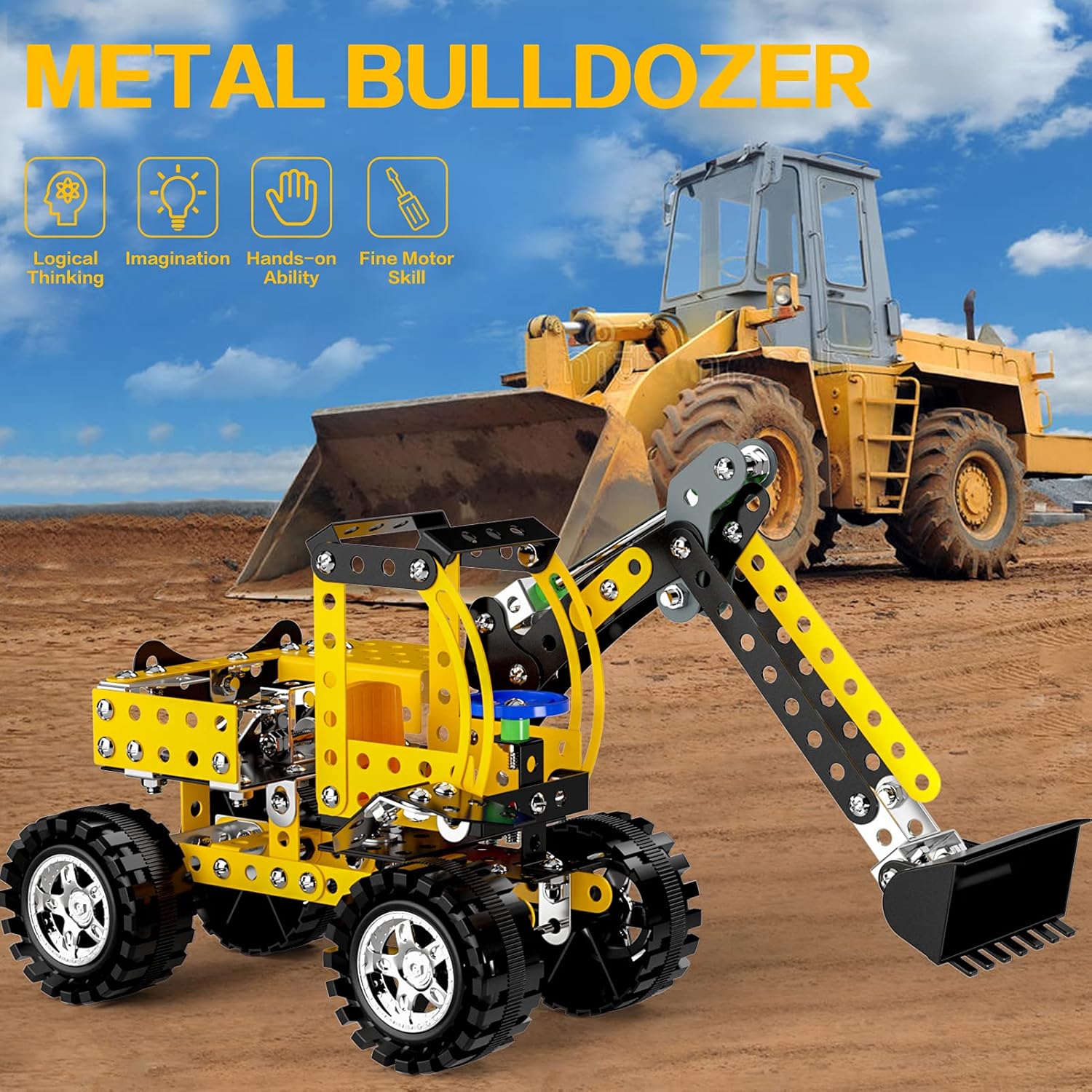 Lucky Doug Juguetes de proyectos de construcción STEM para niños de...