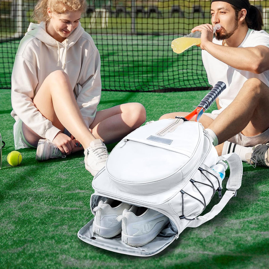 SPORJET Mochila de Tenis con Soporte para 2 Raquetas, Bolsa de Raqu...