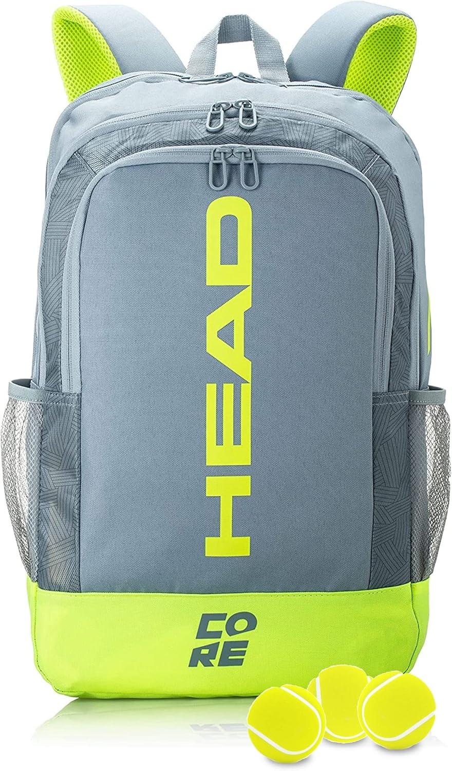 Mochila de tenis HEAD Core - Capacidad para 2 raquetas con correas...