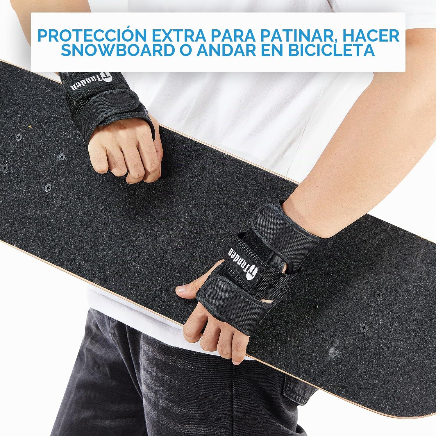 Tanden - Protectores de muñeca para patinaje, equipo de protección...