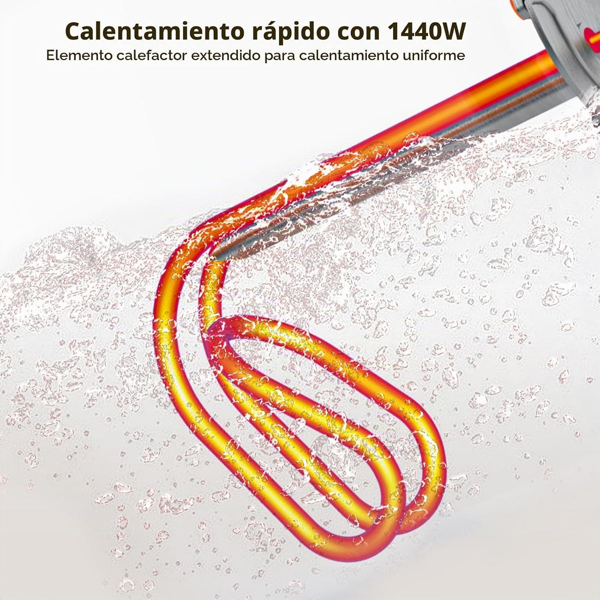 CAMPLUX - Calentador de agua eléctrico mini-tanque de 8 galones (ME...