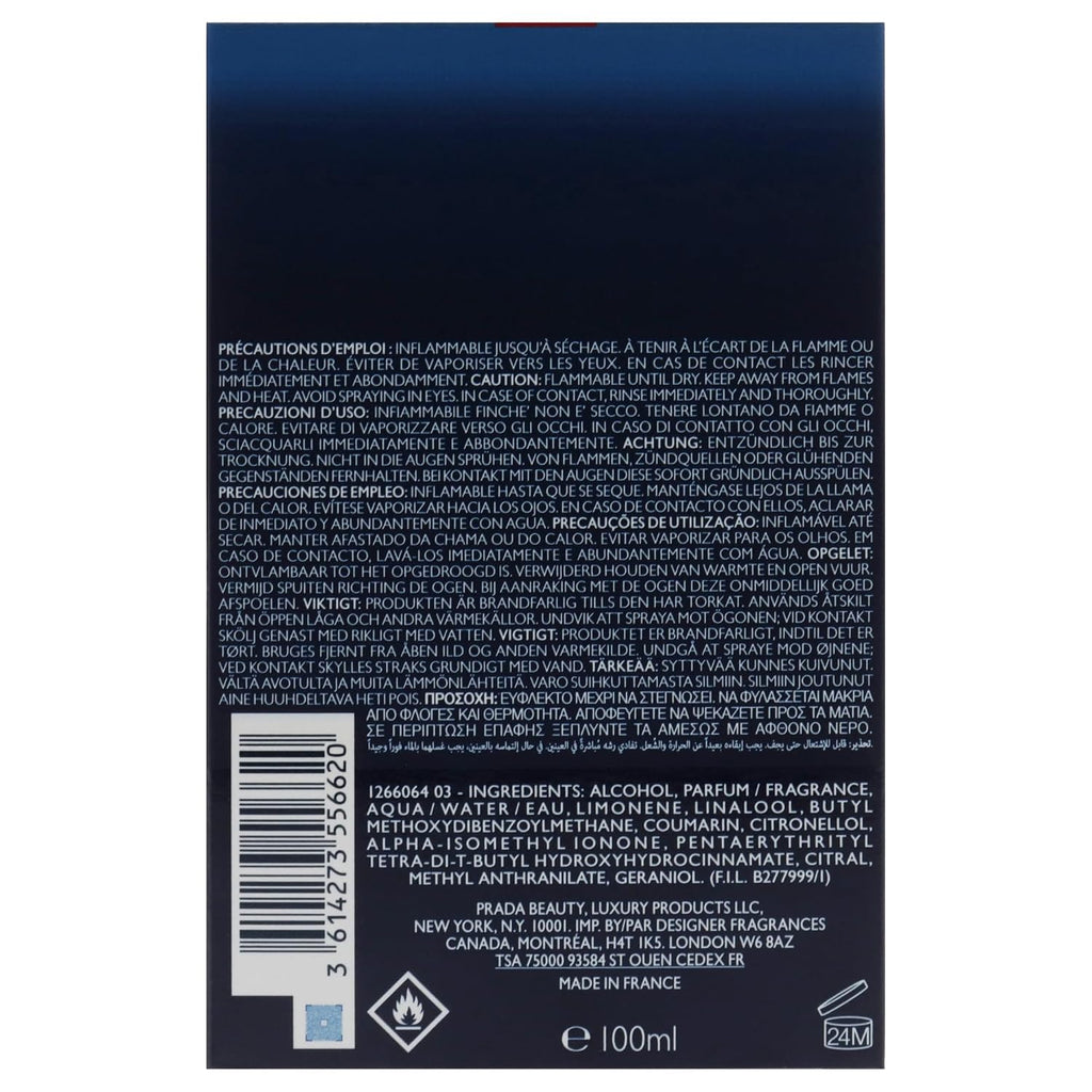 Prada Luna Rossa Ocean por Prada para Hombre - 3.3 oz EDT en Spray