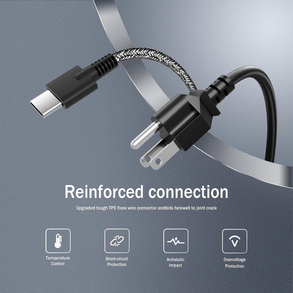 Nuevo Slim 65 W USB C Cargador para portátil HP Cargador Elitebook...