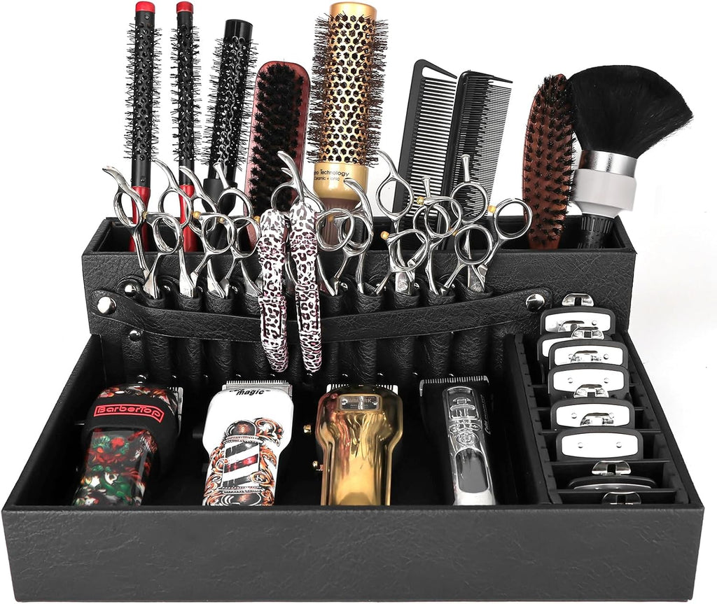 Bandeja organizadora de peluquería, 13.9 x 11.2 x 4.4 pulgadas, est...