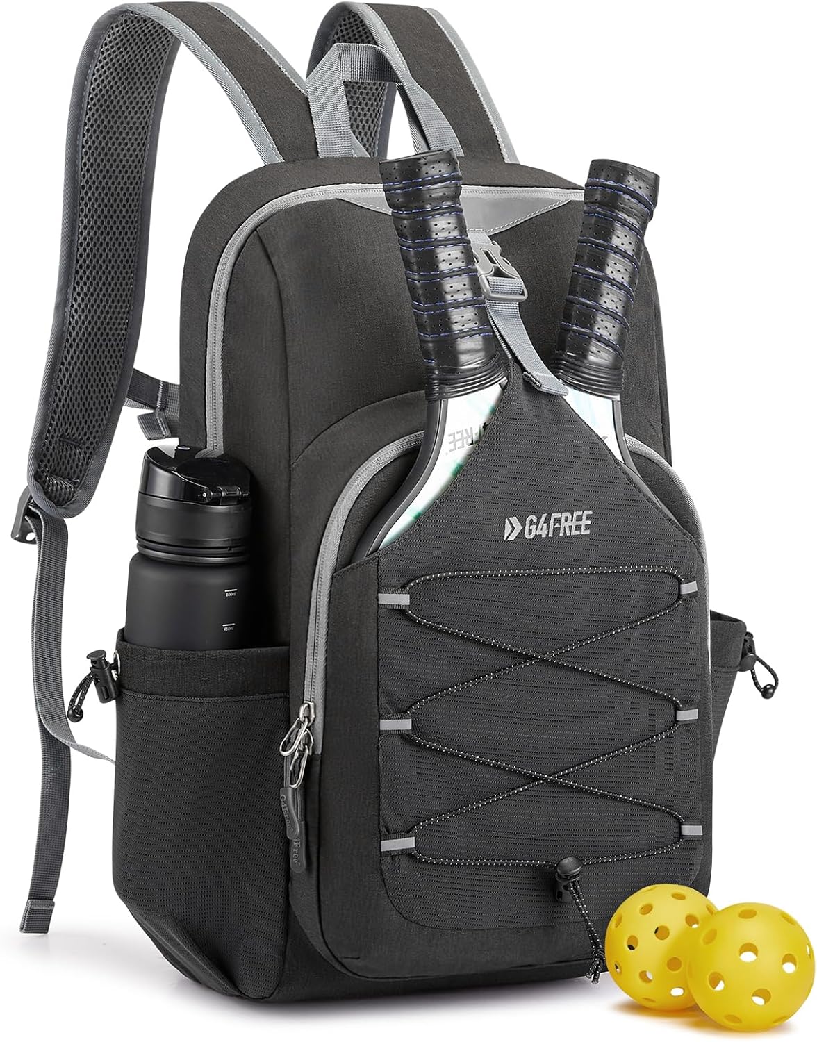G4Free Bolsa de pickleball para mujeres y hombres, bolsa de pádel p...