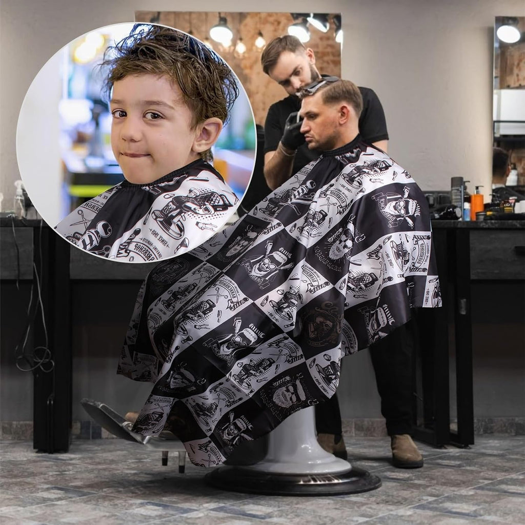 Capa de corte de pelo impermeable para hombres \u2013 Capa de salón...