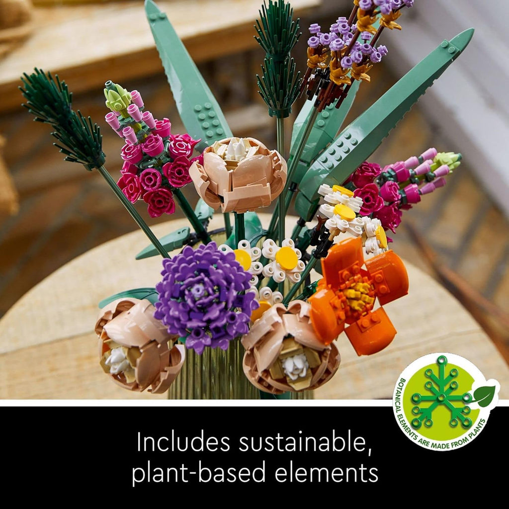 LEGO Botanicals Juego de Construcción Ramo de Flores - Flores Artif...