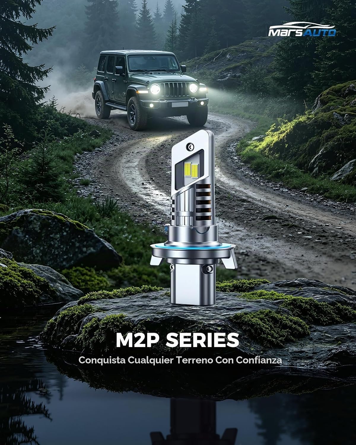 Marsauto Bombillas LED H13 de nueva generación 2026, 80,000 lm extr...