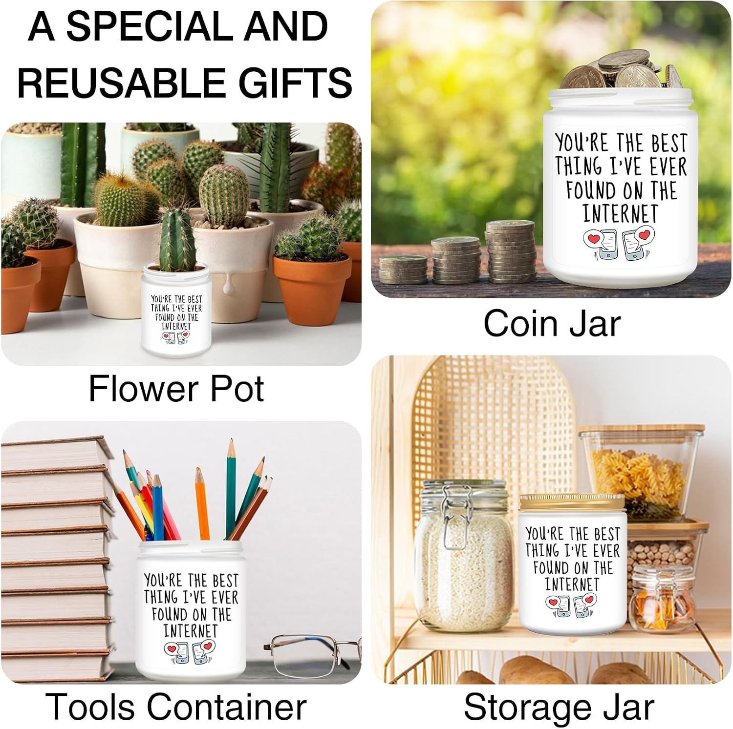 Homsolver Regalos para él y ella, divertidos regalos de aniversario...