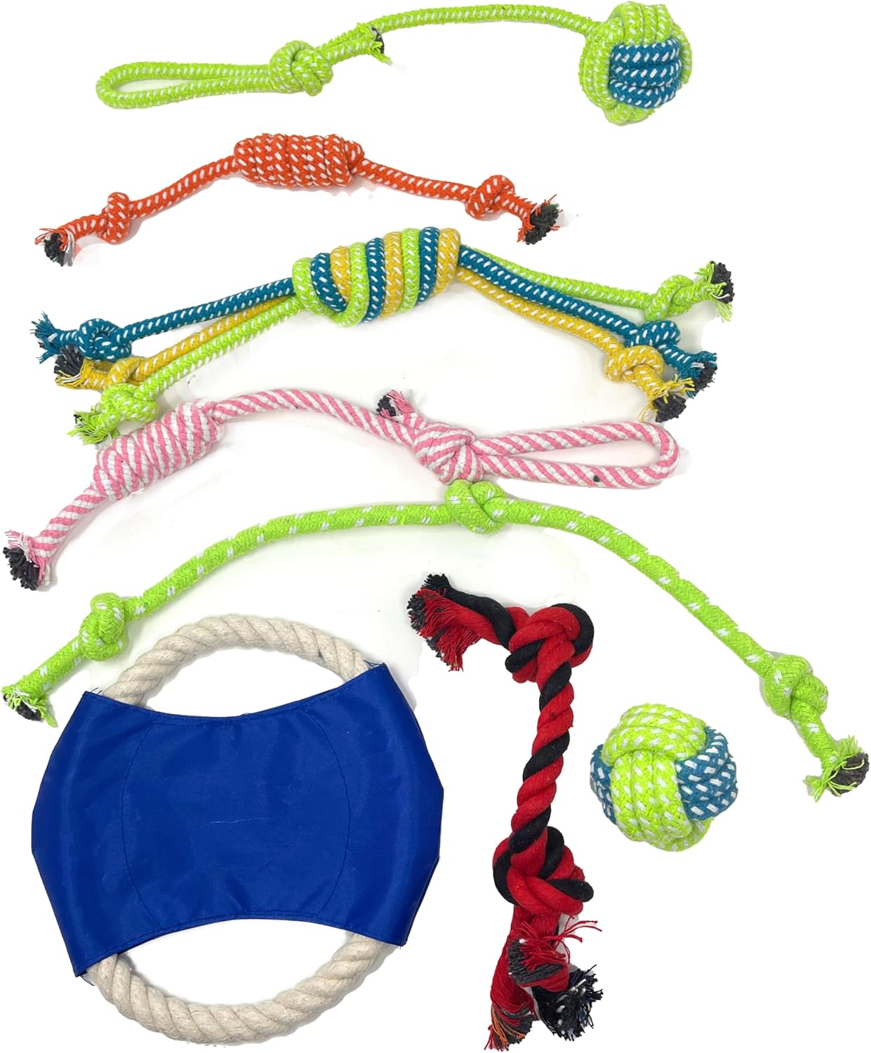 Jalousie - Paquete múltiple de juguetes chirriantes para perros, pa...