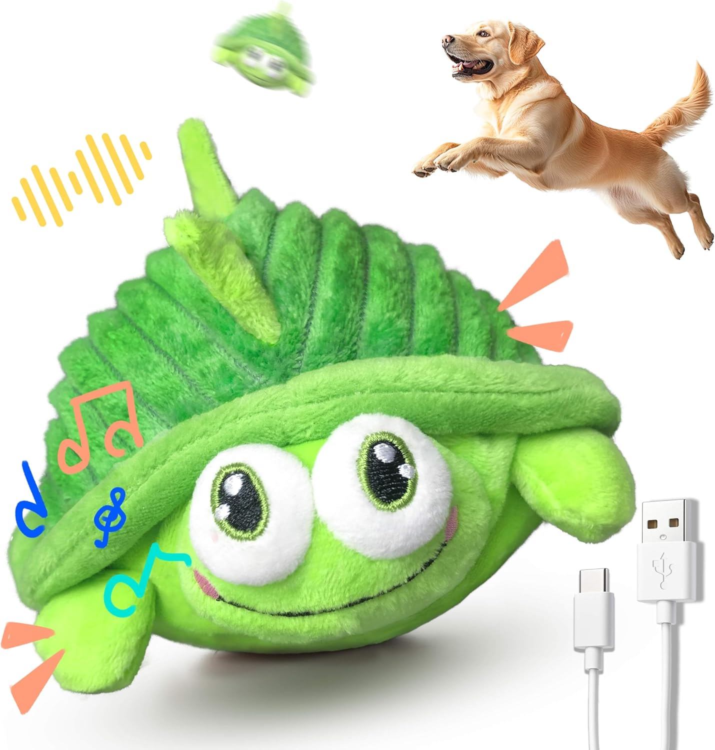 GUKCO Juguetes interactivos para perros en movimiento \u2013 Juguet...