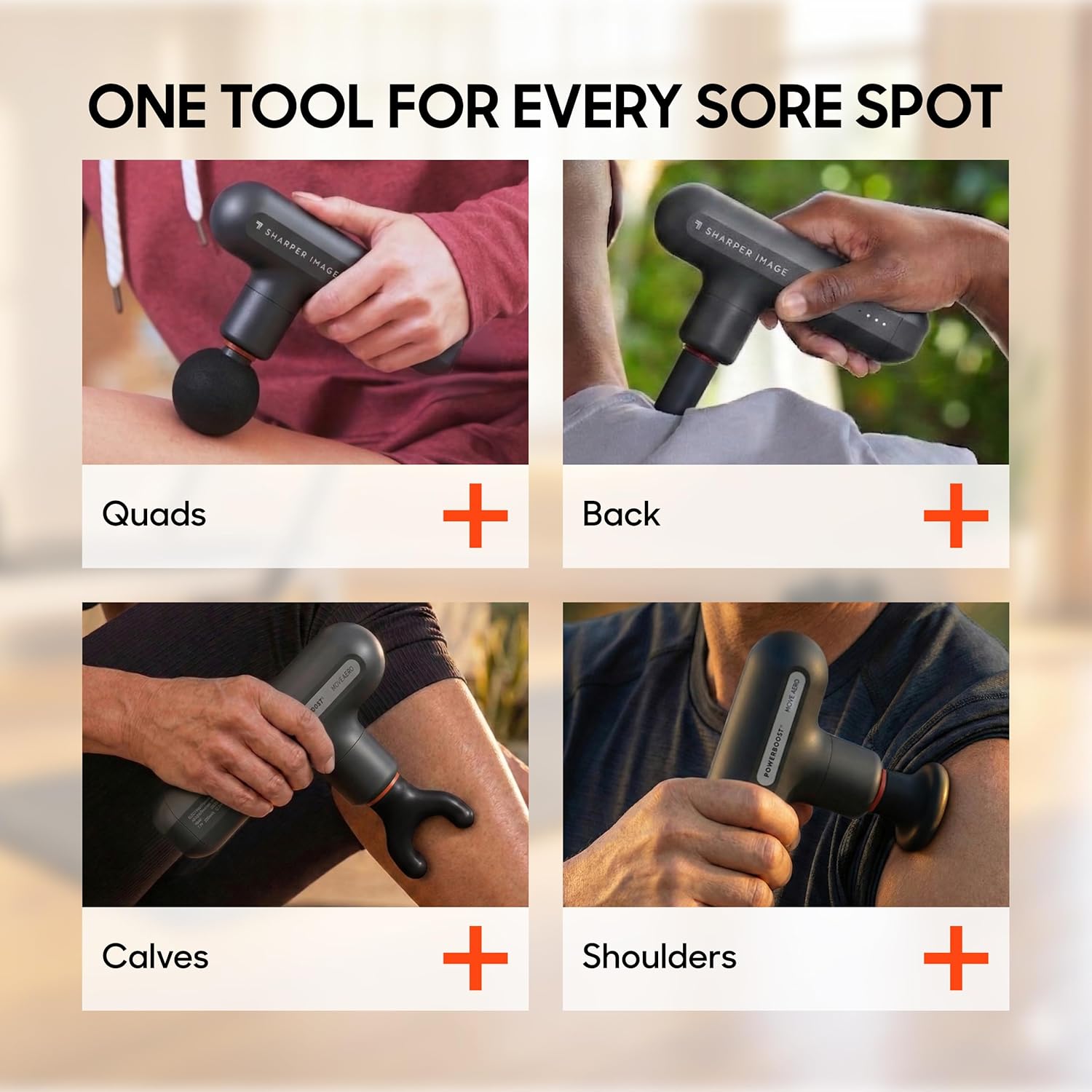 Sharper Image Powerboost Move Aero [nueva versión 2026] Mini pistol...