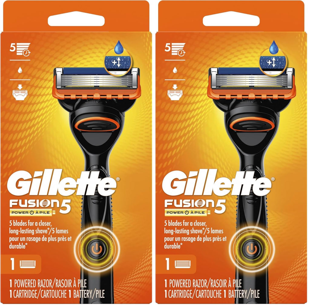 Gillette Fusion5 Power Razor para hombres, 1 mango de maquinilla de...