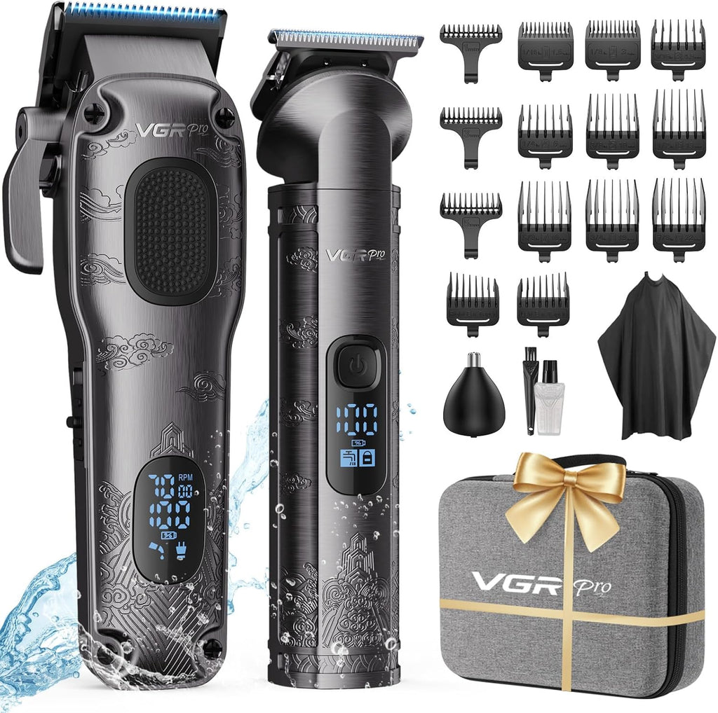 Cortapelos Vgrpro para Hombres Profesional, Cortapelos Inalámbrico...