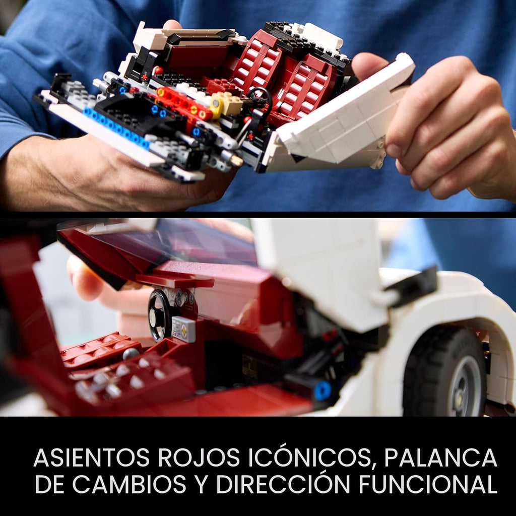 LEGO Icons Lamborghini Countach 5000 Quattrovalvole Kit de Modelo d...
