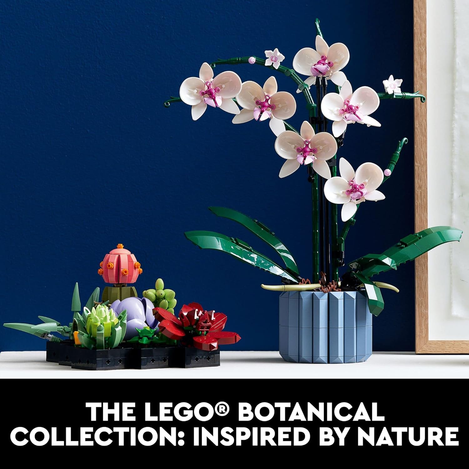 LEGO Botanicals Orchid - Juego de construcción de flores artificial...
