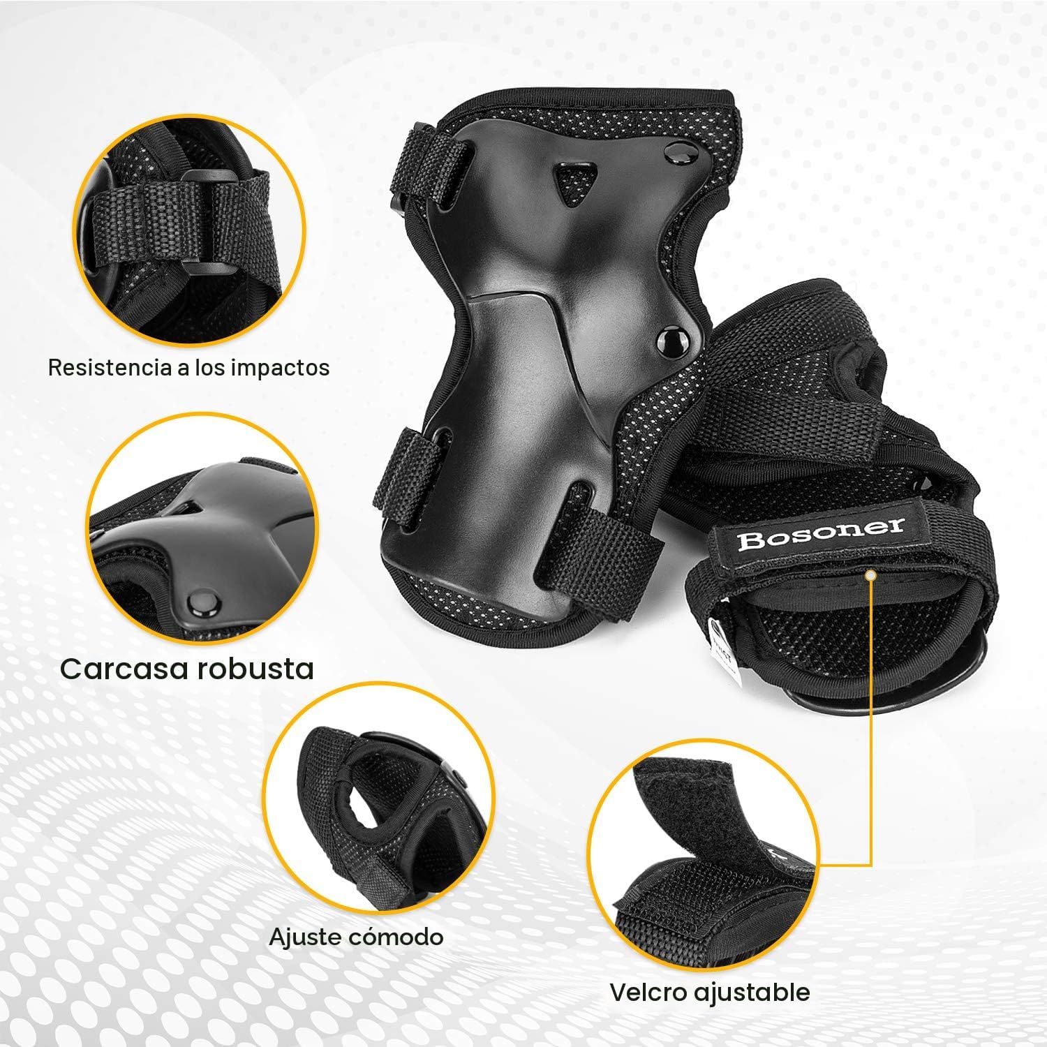 Protección para muñeca, BOSONER Protecciones para muñeca para patin...
