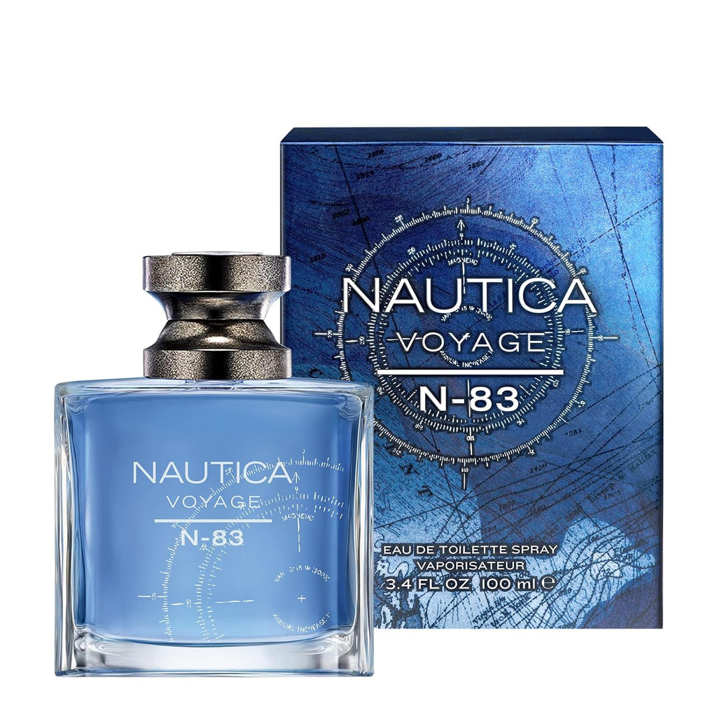 Nautica Voyage N83 Eau De Toilette Spray para hombres, 3.4 onzas