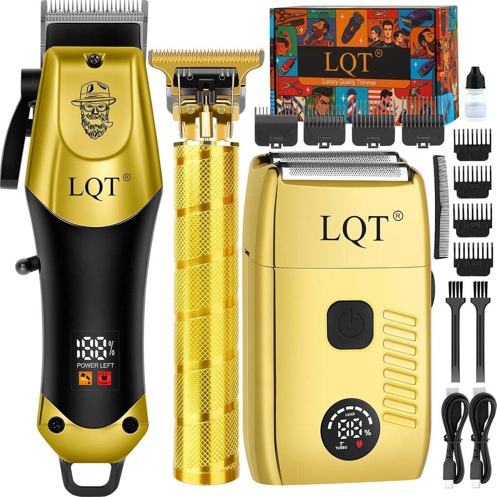 LQT Cortapelos para hombres profesionales, kits y juegos de recorta...