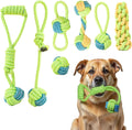 DSUMD Paquete de 7 juguetes de cuerda para perros, juguetes interac...