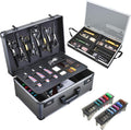 Yueieoun Estuche de Barbero Profesional \u2013 Estuche Portátil de...