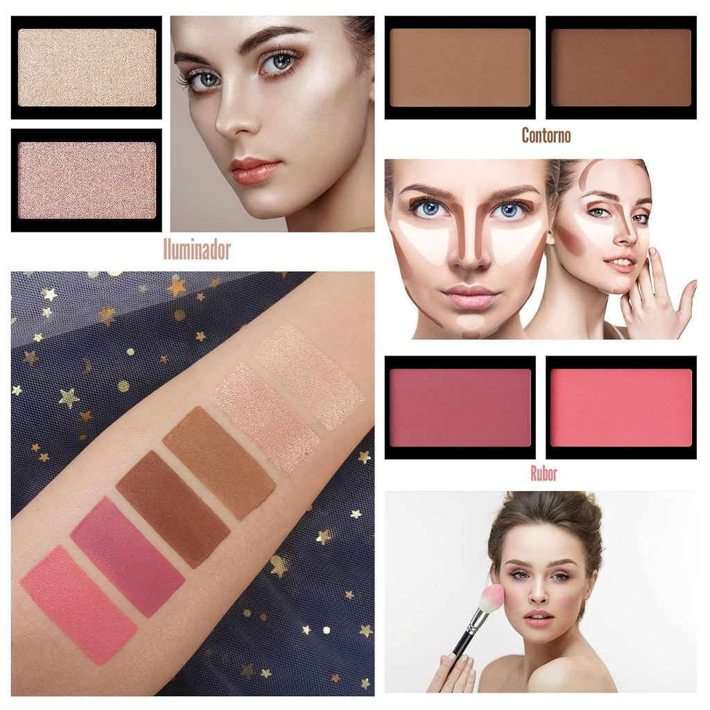 UCANBE Pretty All Set Paleta de Sombras de Ojos Pro 86 Colores Kit...