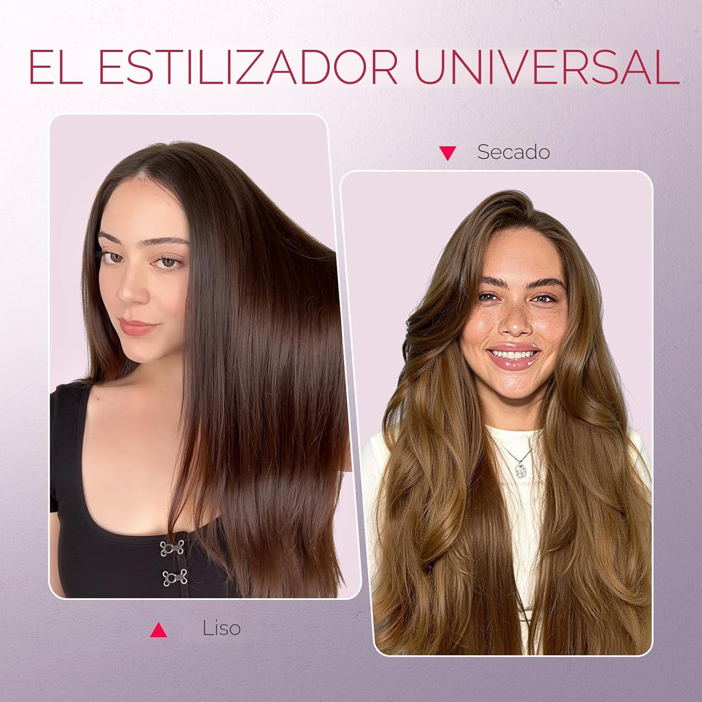 TYMO Ring - Cepillo alisador de cabello con peine integrado, calent...