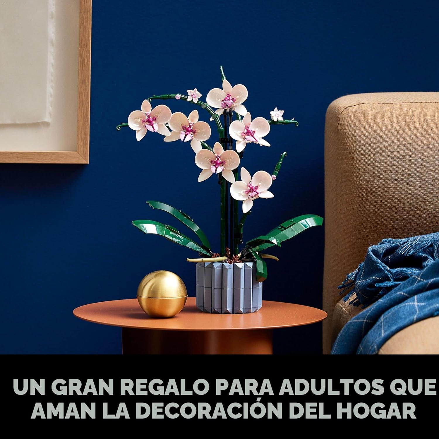 LEGO Botanicals Orchid - Juego de construcción de flores artificial...
