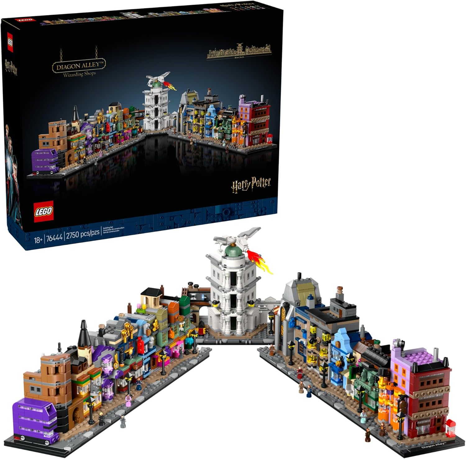 LEGO Harry Potter Diagon Alley Wizarding Shops Juego de construcció...