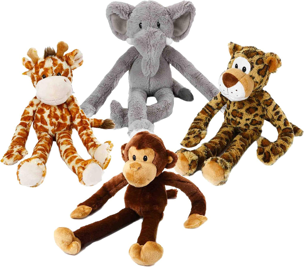 Multipet Swingin - Juguete de peluche grande de 19 pulgadas para pe...