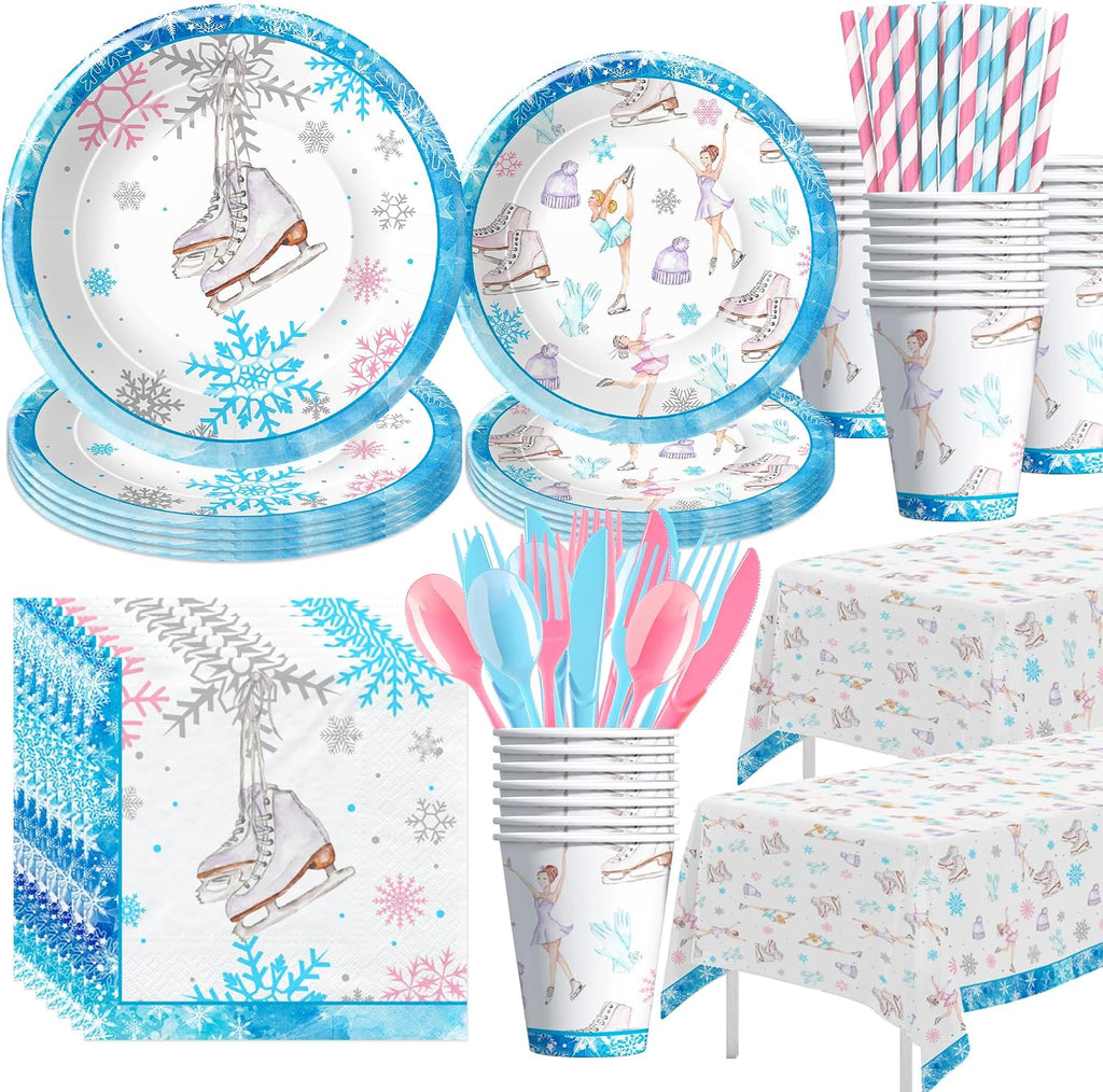 YJRJSC - Vajilla para decoración de fiesta de cumpleaños para niña,...