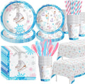 YJRJSC - Vajilla para decoración de fiesta de cumpleaños para niña,...