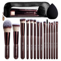 BS-MALL - Juego de 14 brochas de maquillaje con 1 esponja de maquil...