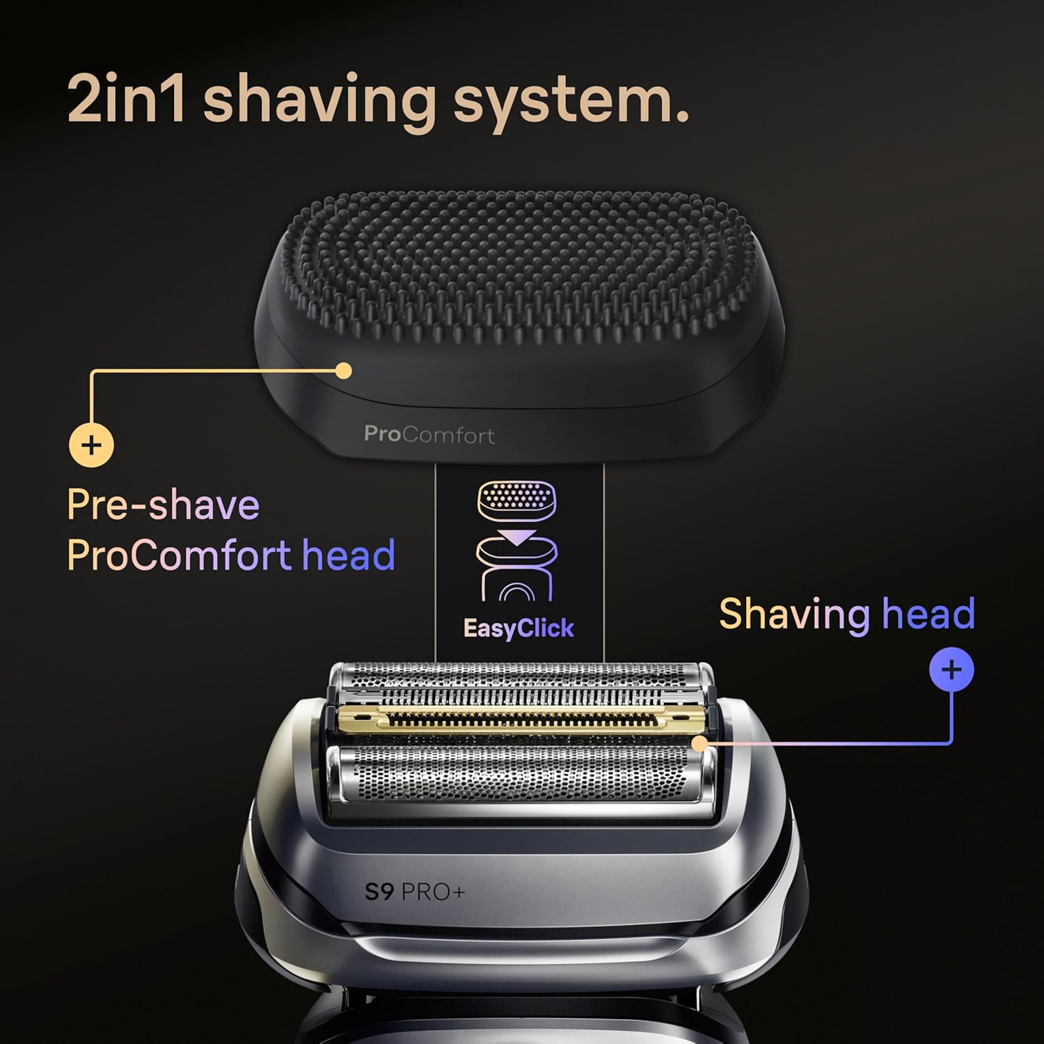 Braun Series 9 PRO+ - Afeitadora eléctrica para hombres, maquinilla...