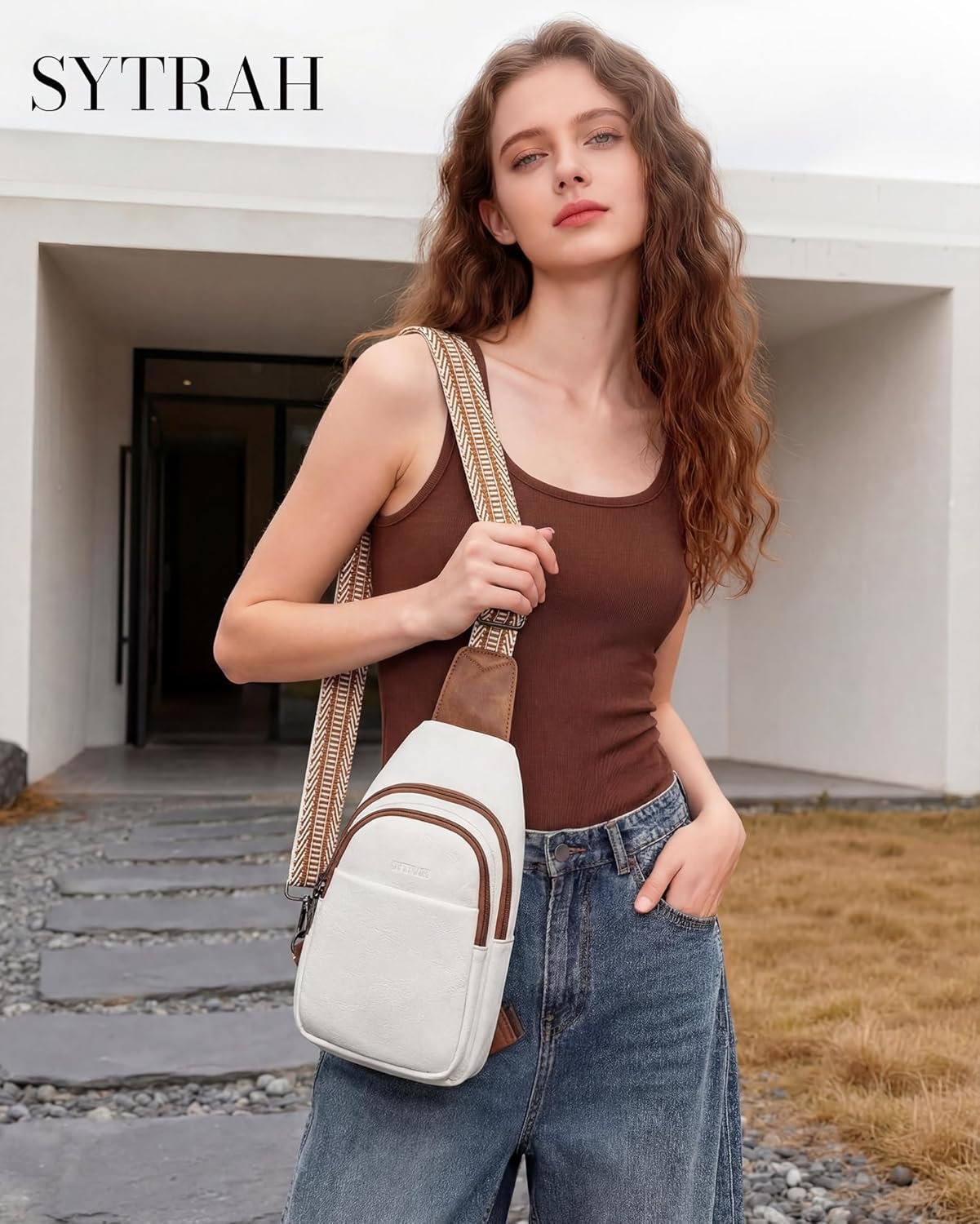 SYTRAH Bolsas cruzadas antirrobo para mujer, bolsa de viaje RFID, b...