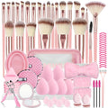 Juego de 80 brochas de maquillaje, juego de brochas de maquillaje p...