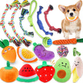 MRSOHRET Paquete de 18 juguetes para perros, juguetes de dentición...