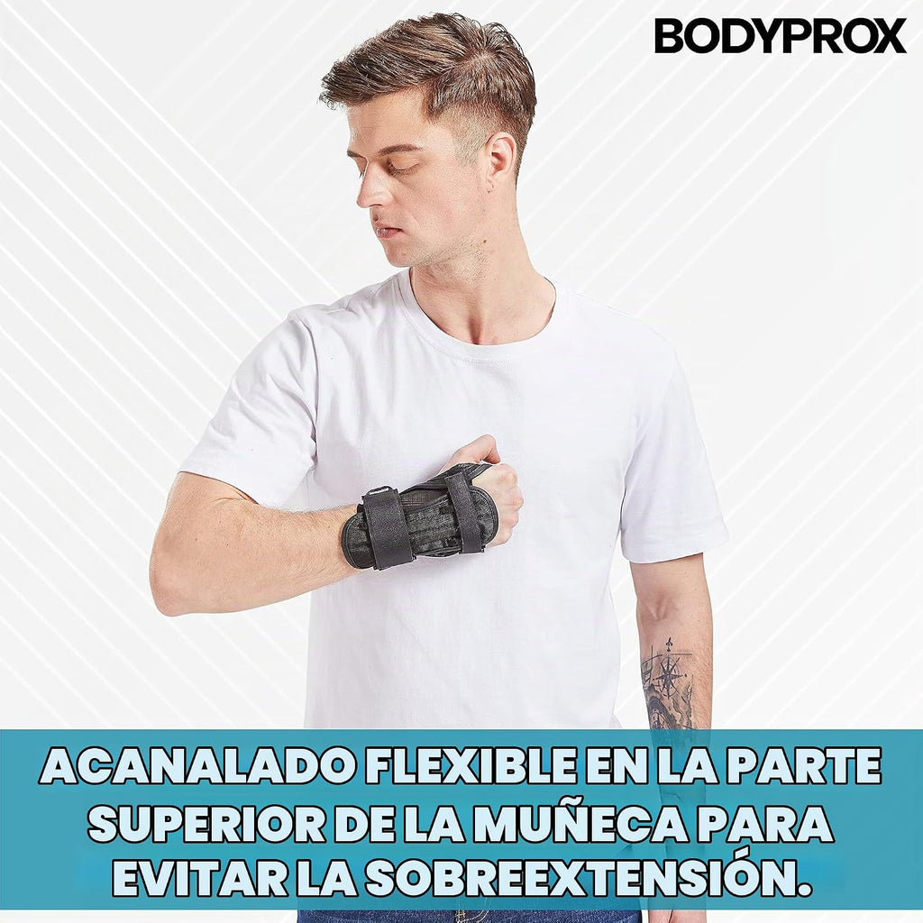BODYPROX Protectores de muñeca por impacto (1 par) para snowboard,...