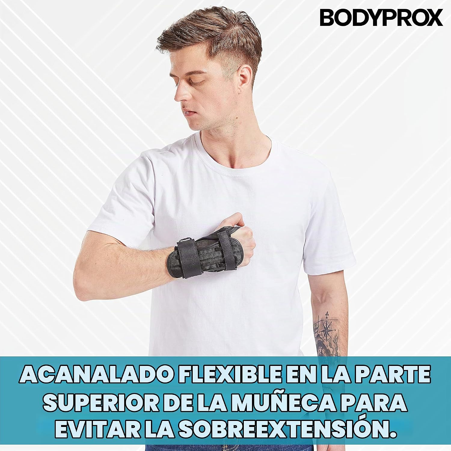 BODYPROX Protectores de muñeca por impacto (1 par) para snowboard,...